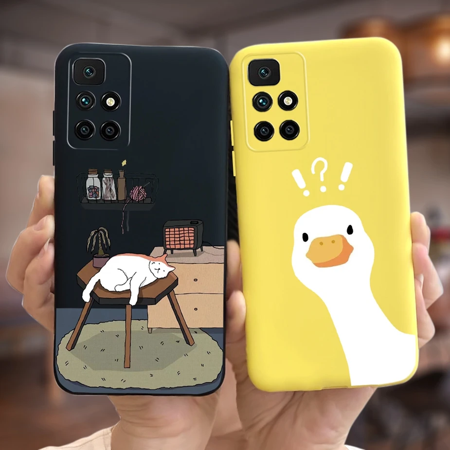 For Xiaomi Redmi 10 Case Redmi10 Prime Cute Fashion Cartoon Back Cover Soft Silicone Phone Case For Xiaomi Redmi 10 Prime Fundas