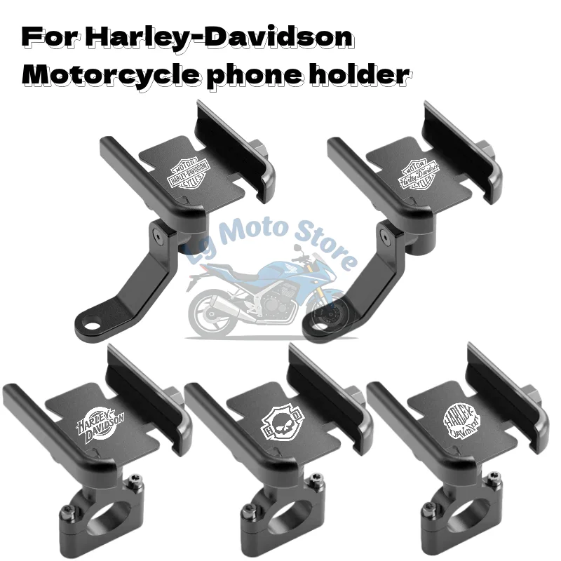 

For Harley Motorcycle Accessories Motorcycle Handlebar Mobile Phone Holder GPS Stand Bracket For HARLEY-DAVIDSON