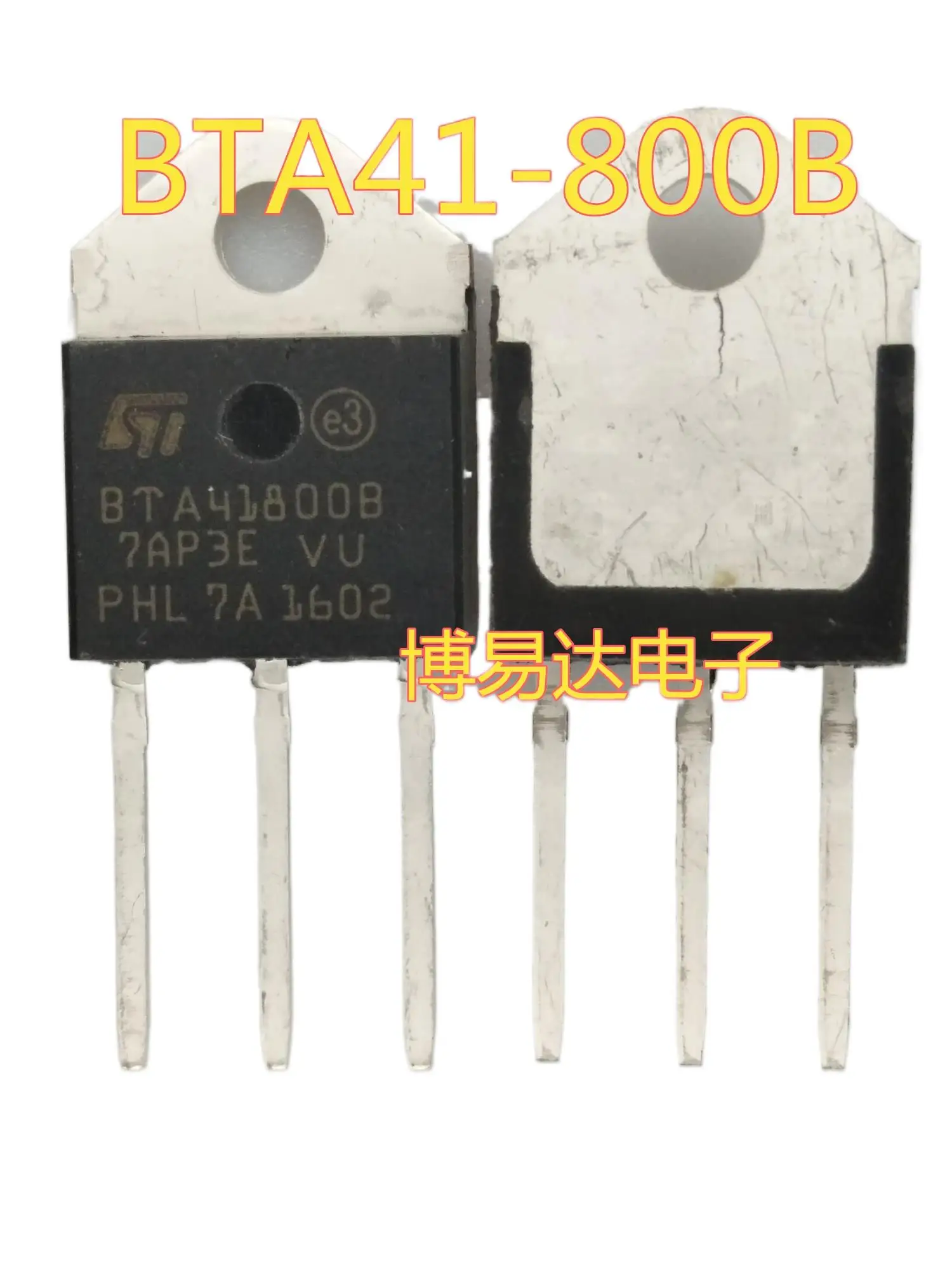 

20PCS/LOT BTA41-800B BTA41800B TO-3P 41A/800V New Original Stock