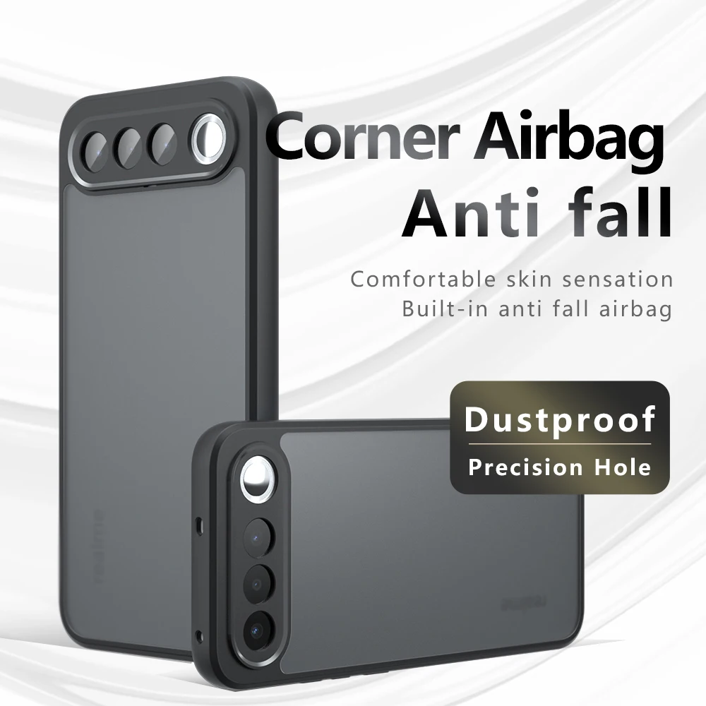 Skin Sensation Airbag Anti Drop Case Cover for Realme 16 Mircropyle Back Case Cover Realme 15 Pro Phone Funda Realme 16 Pro+