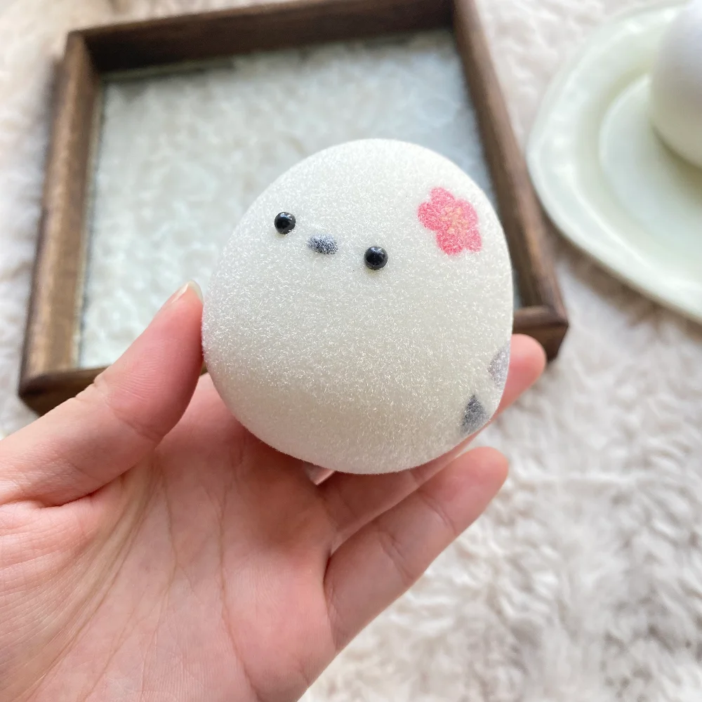 Kawaii Mini Seal Cute Chick Squeeze Slow Rebound Toy Soft Plush Doll room Decoration Table Ornament Girl Birthday Christmas Gift