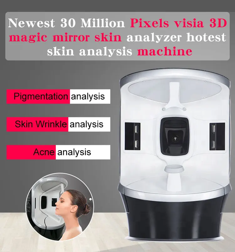 Das heiß verkaufte Visia-Hautton analyze system der 7. Generation, das biologische UV-Schönheitssalon-Haut analyze geräte scannt