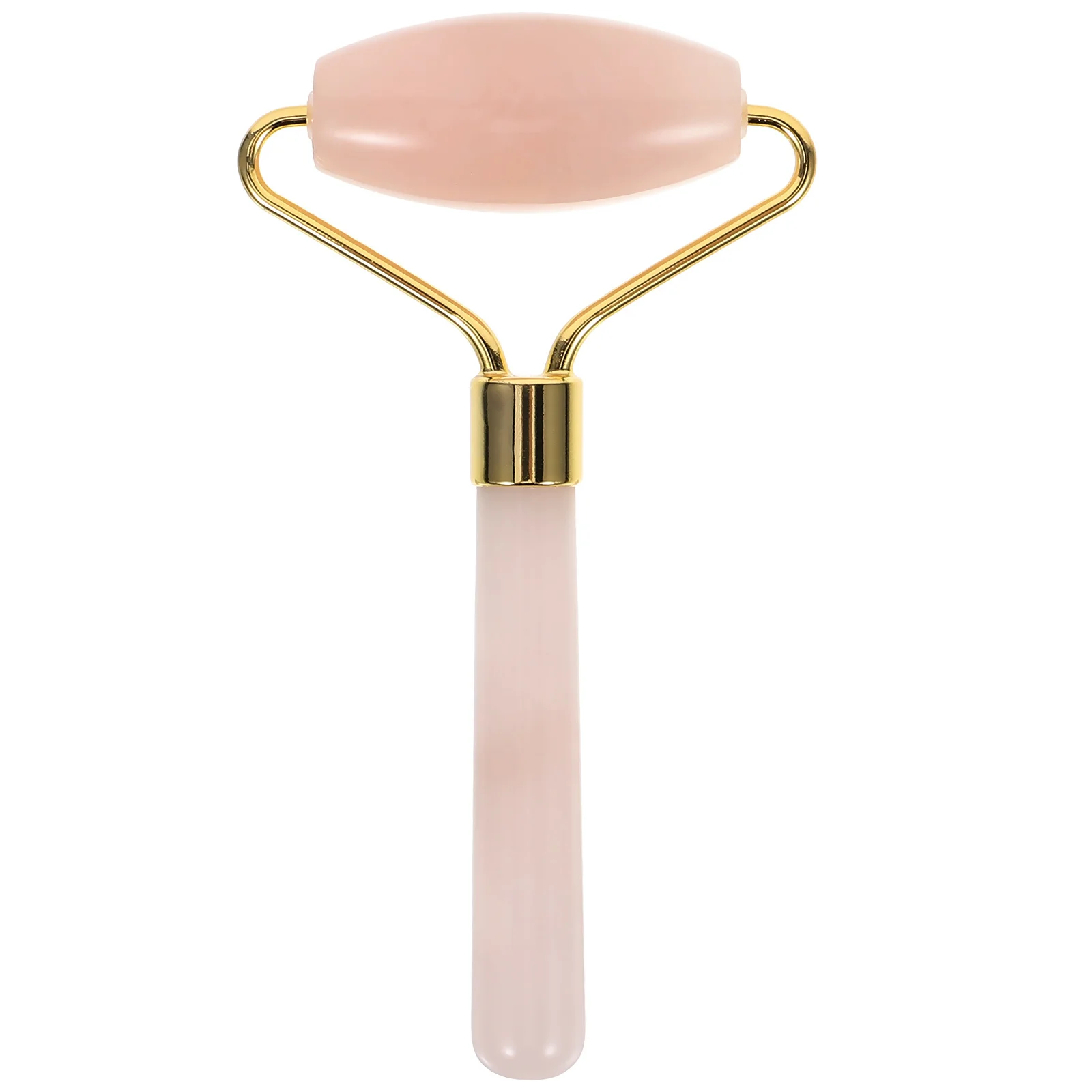 Ergonomic Jade Facial Roller Massager for Face Body Eyes Neck Smooth Cool Surface Scraping Caring Effortless Face Roller