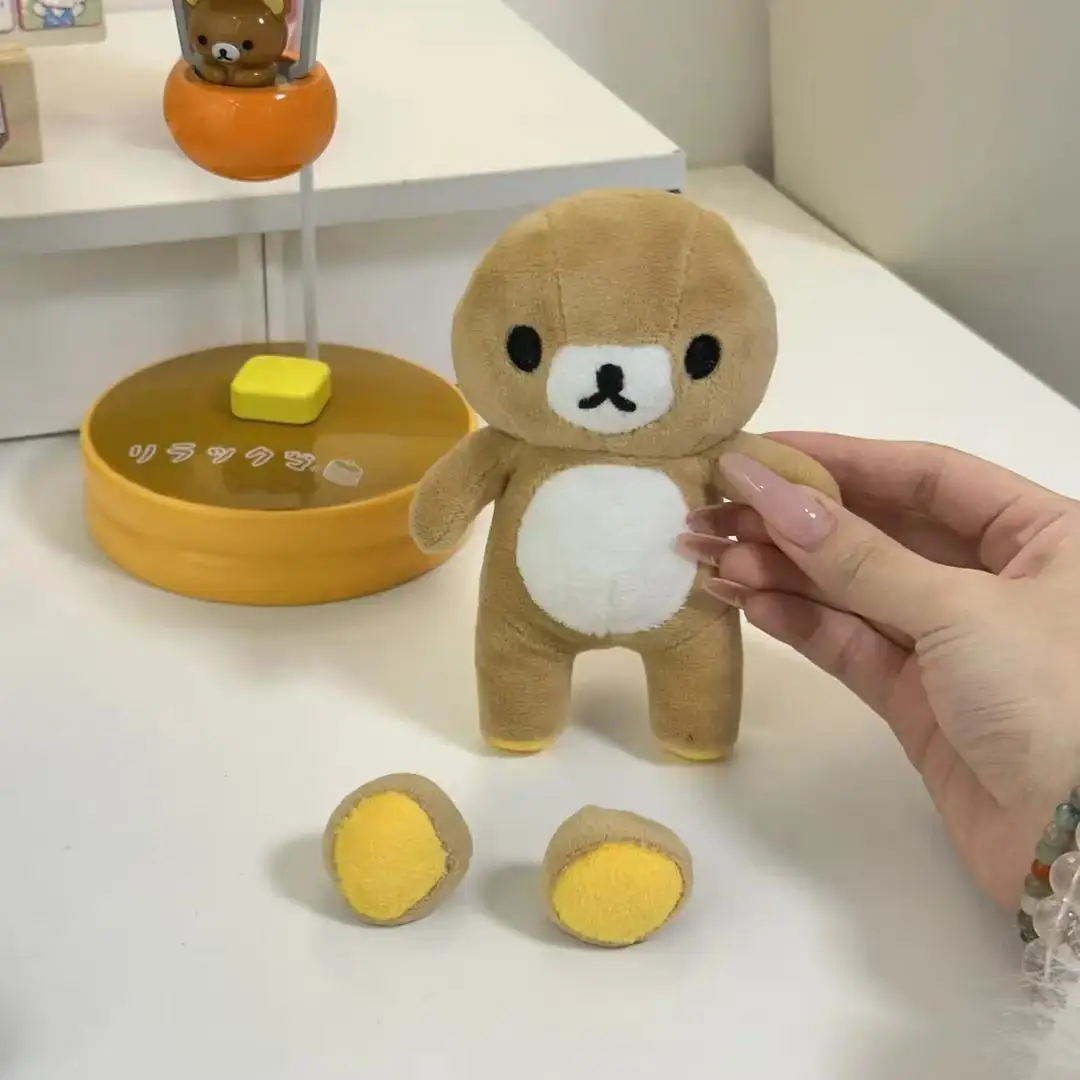 Easy Bear Magnetic Sticky Ears Doll Soft Toy Doll for Girls' Birthday Cute Gift for Friends