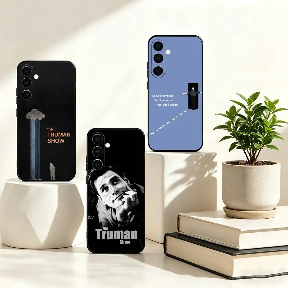The film The Truman Show T-Truman Burbank Phone Case Black Silicone Soft For Samsung Galaxy A73,A72,A71,A70,A53,A52,A51
