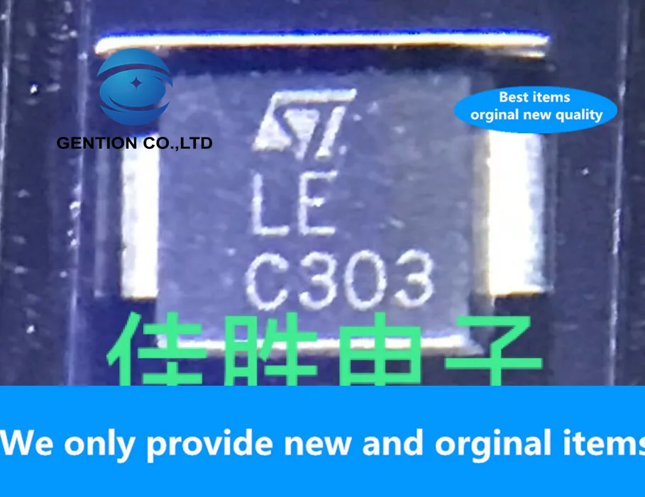 30PCS 100% New original SM6T6V8CA [Silver plated pins] DO214AA silk screen LE