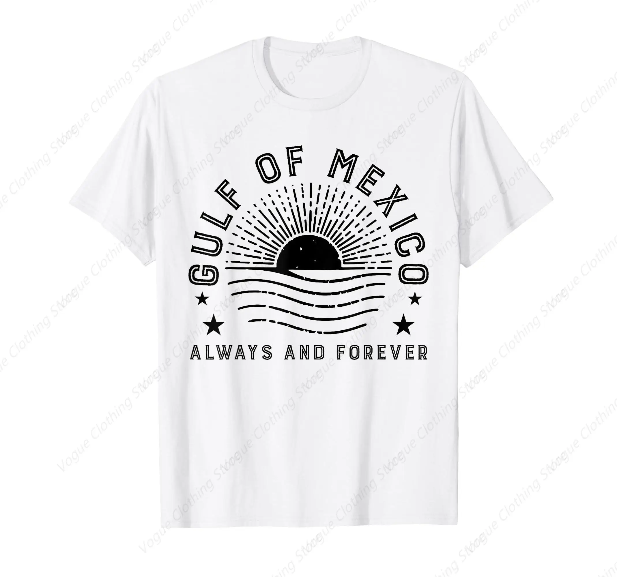 تي شيرت الخليج في المكسيك Always & Forever Retro Vintage Beach Sunset #1