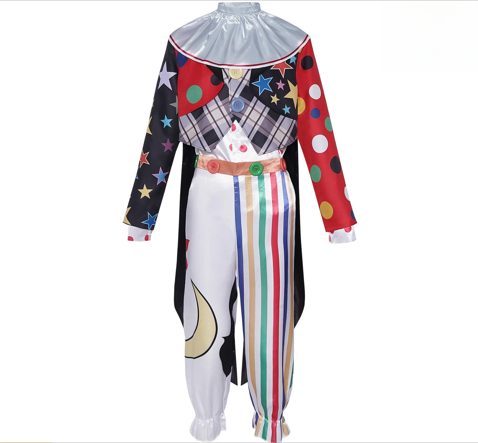 

Movie Mr Jelly Cosplay Costume Clown Jelly Shirt Pants Set Party Role Playing Stage Costume Joker Men Halloween Clothes Set