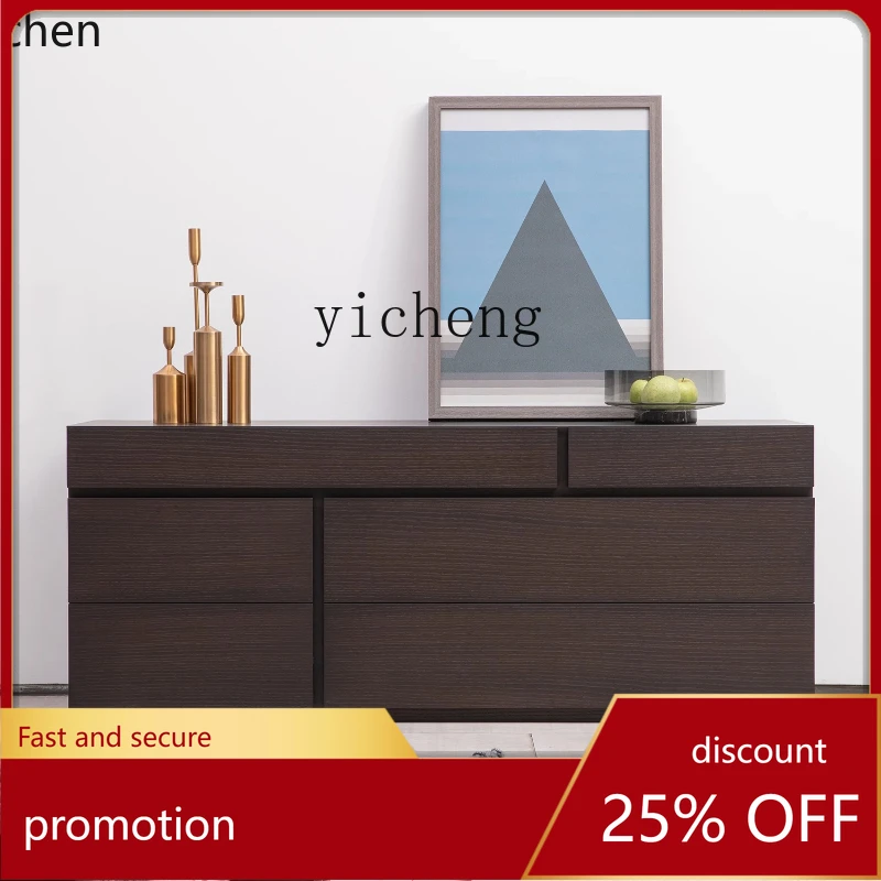 

HXL chest of drawers chest of drawers bedroom locker solid wood living room storage cabinet locker