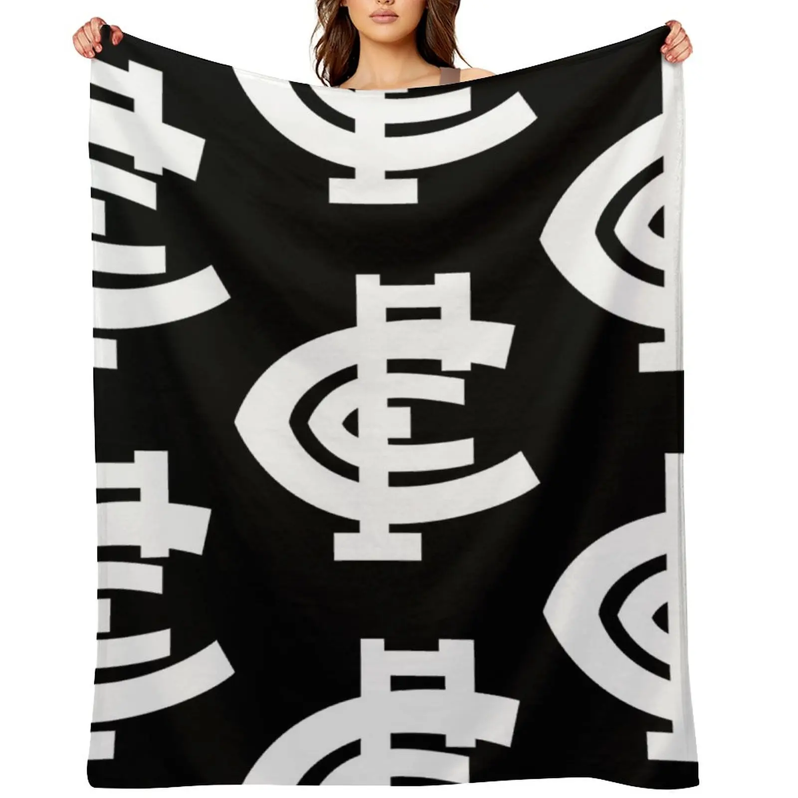 

Carlton-logo Throw Blanket warm winter Hairys anime for babies Blankets