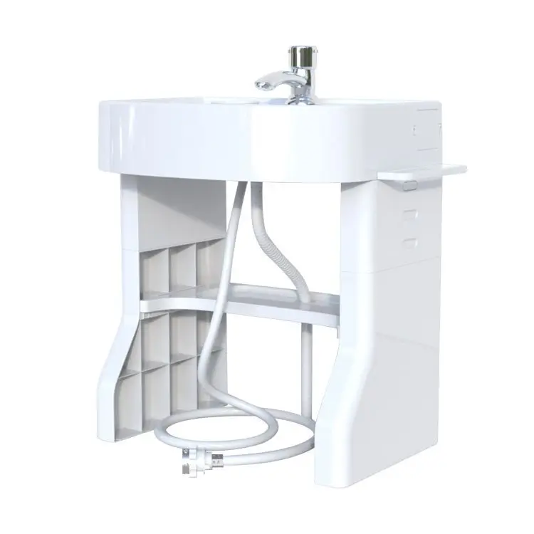 Baby Children Standing Washing Table Movable Faucet Simulation Washing Storage Table Brushing Teeth Face Washing Table