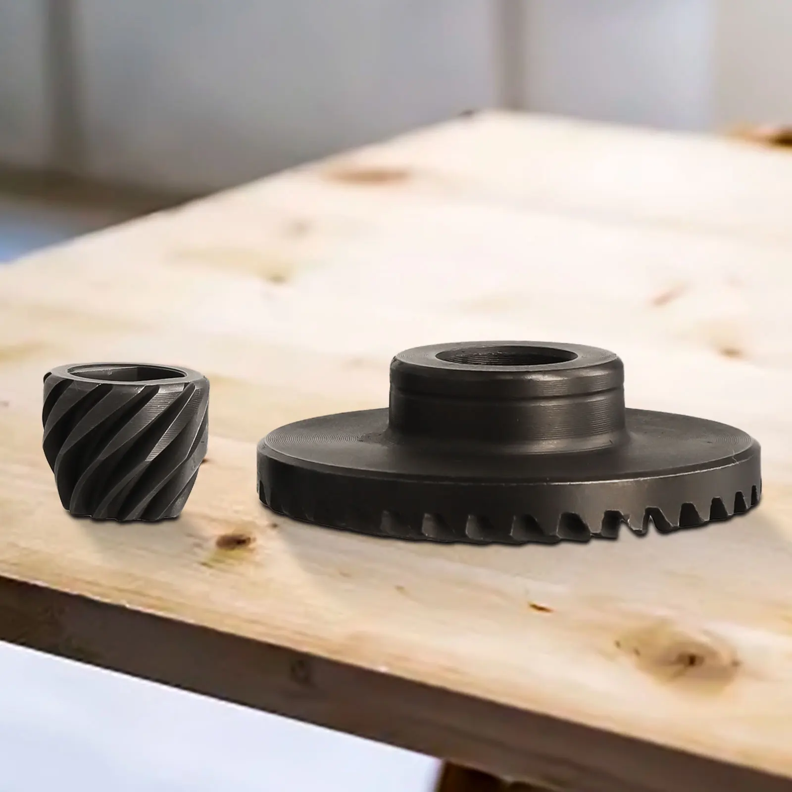 

Spiral Bevel Gear Set Without Card Slot For 9523 Angle Grinder Metal Heavy Duty Bevel Gear Set for 9523 Angle Grinder Repair
