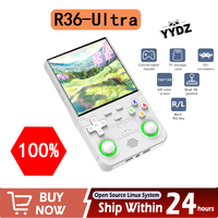 R36 ULTRA 4inch IPS Screen Handheld Game Players Open Source Console Retro Pocket Video Player 64G/128G Up to 20000+ Games