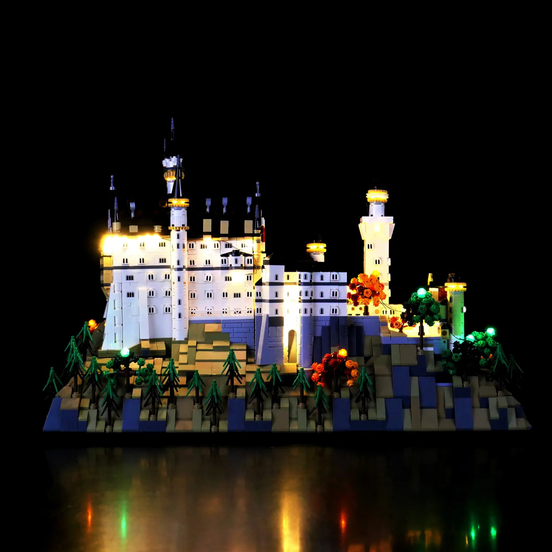 Led Light Kit for LEGO Neuschwanstein Castle 21063 with Lamp Ideas Building Blocks (NOT Include The Model Bricks)