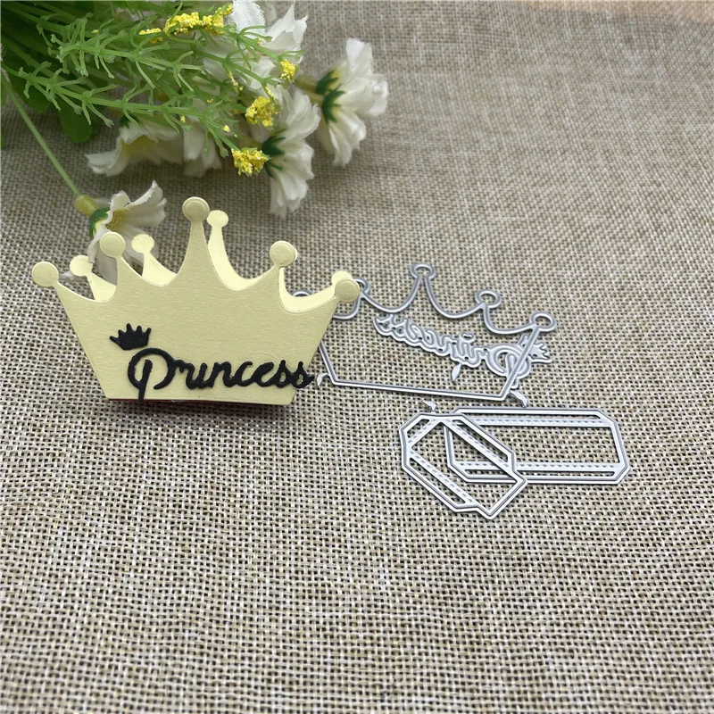 Princess Crown Frame Metal Cutting Dies Stencils For DIY Scrapbooking Decorative Embossing Handcraft Template