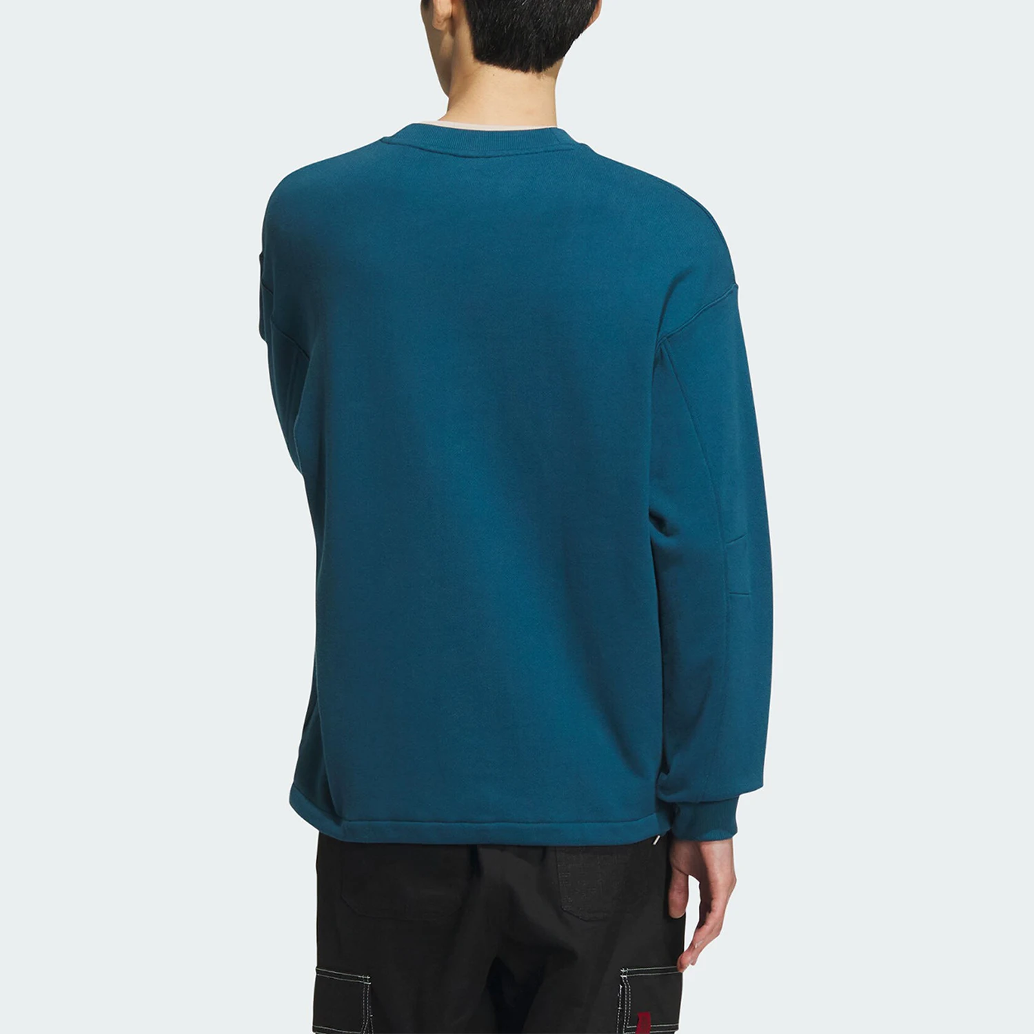 سويت شيرت كاجوال بقلنسوة كلاسيكي مطبوع للرجال من Adidas Original Trefoil IN0974