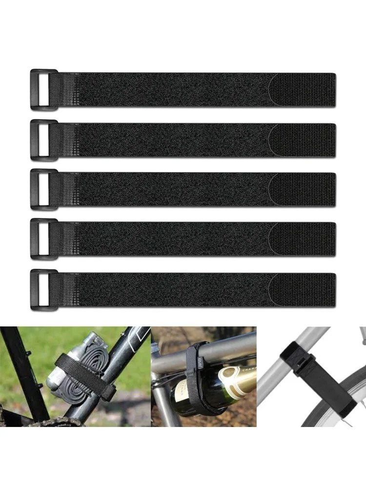 AliExpress 4pcs 2*30cm Reusable Bike Wheel Strap Nylon Hook & Loop Cable Ties Durable Multil Purpose Self-adhesive Fastening Cable Straps