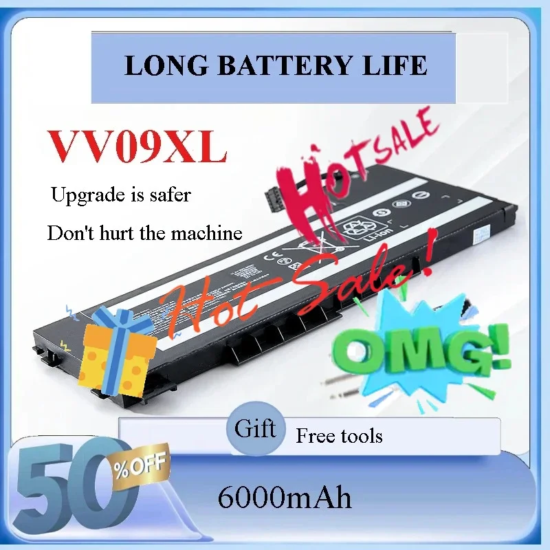 [NEW] VV09XL Laptop Battery For HP ZBook 15 G3 G4 Series HSTNN-DB7D HSTNN-C87C 808398-2C2 808398-2C1 808452-005 11.4V 90WH