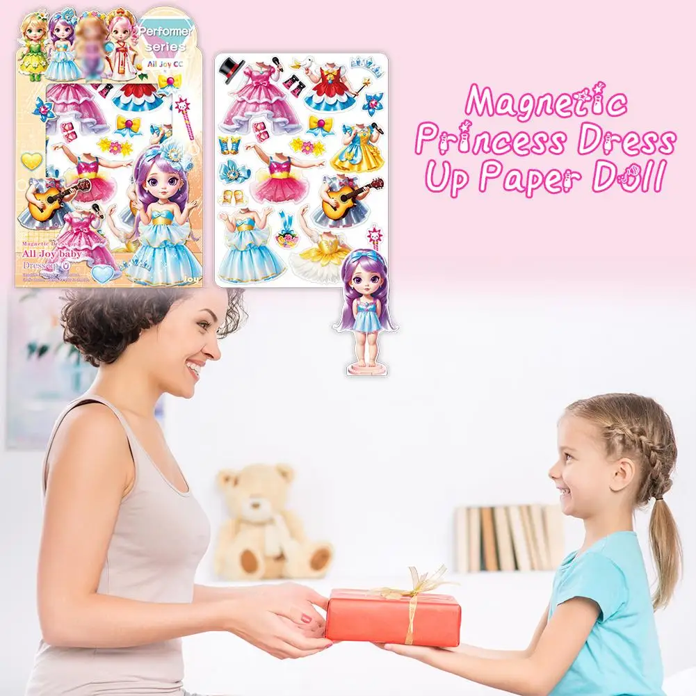magnetic princess dress up doll Melissa & Doug Princess Magnetic Dress Up Play Set