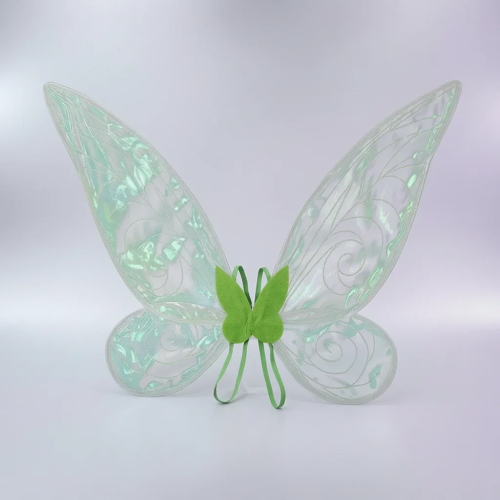 Costume Prop Sparkle Butterfly Fairy Wings for Women Girls Angel Wing Halloween Cosplay Party Dress Up Accessories
