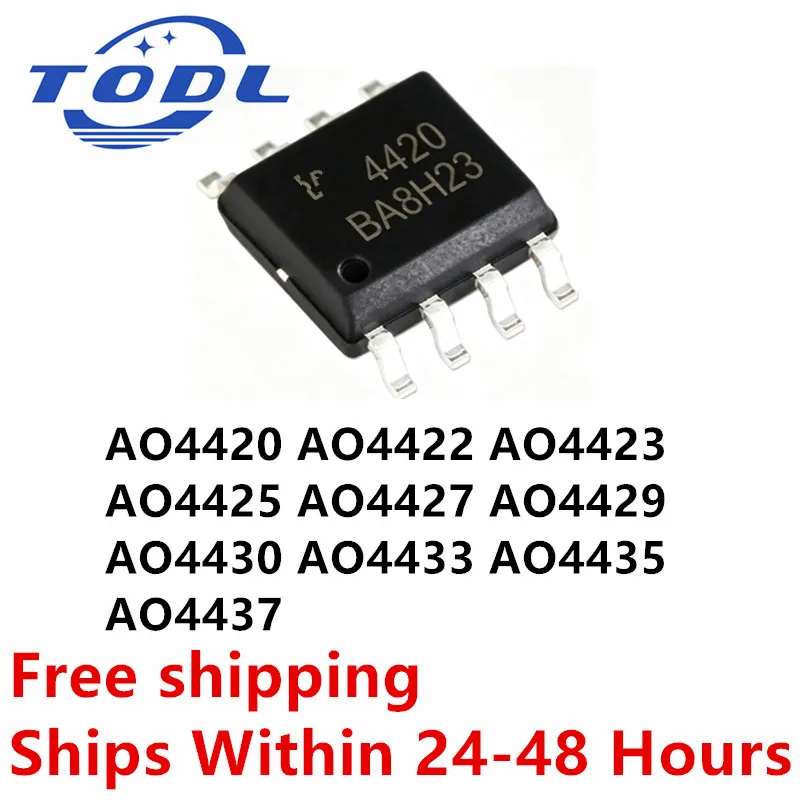 (10piece)100% New AO4429 AO4430 AO4420 AO4422 AO4423 AO4425 AO4427 AO4433 AO4435 AO4437 sop-8 Chipset
