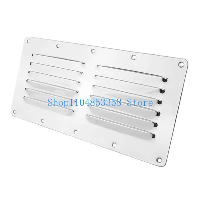 652F Rectangular Louvered Vent Grille for Marine Yacht Ventilation 231x115mm