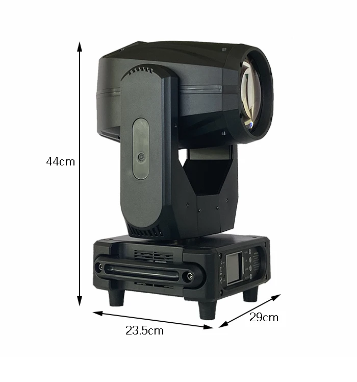 Hohe Qualität 250 W Strahl Moving Head Licht DMX 512 Geeignet Für DJ Show Weihnachten Hochzeit Disco Party Bar Bühne beleuchtung Ausrüstung – Detail 9