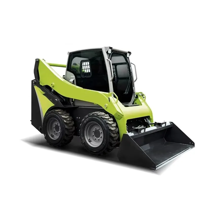 Farm Special Skid Steer Loader Low Height Narrow Width Fruit Tree Base Digging Fertilizing Compact Hydraulic Crawler Loader