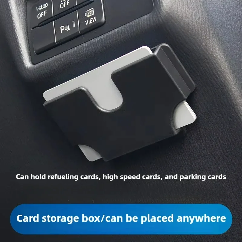 Universal Car Interior Card Holder Multi-function Portable Card Storage Box Car Sun Visor Card Slot Box Car Accessories image 2