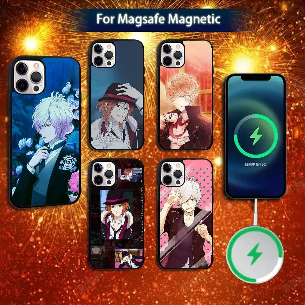 

D-Diabolik Lovers Phone Case For iPhone 16e,16,15,14,13,12,11,Plus,Pro,Max,Mini Magsafe Magnetic Wireless Charging