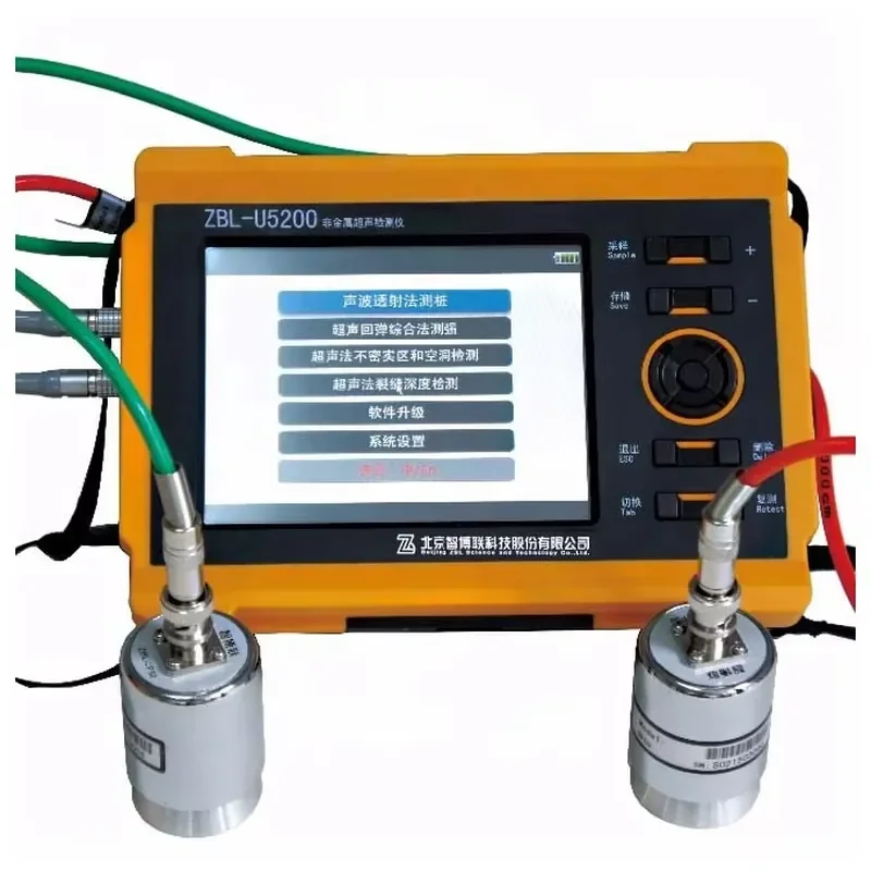 Ultrasonic Flaw Detector for Concrete Testing – Portable Digital Tester with Pulse Echo Mode