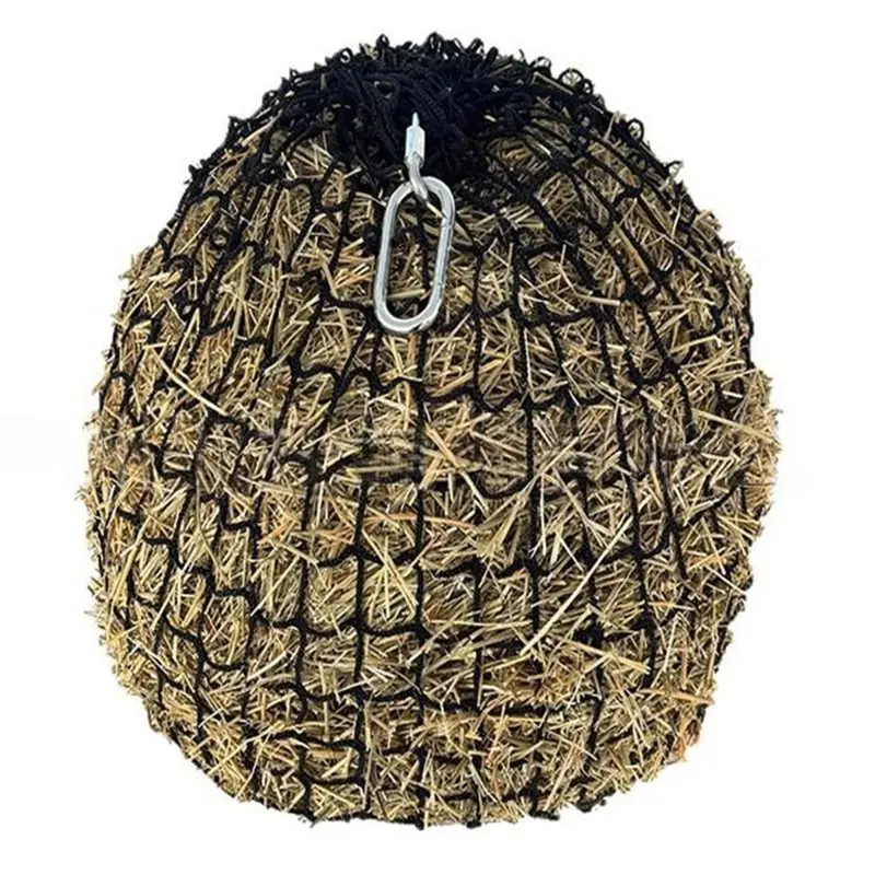 ABHS-Slow Feeder Hay Net Bag For Horses - Small Hole Design, Mesh For Controlled Forage, Prevents Waste, Easy To Fill