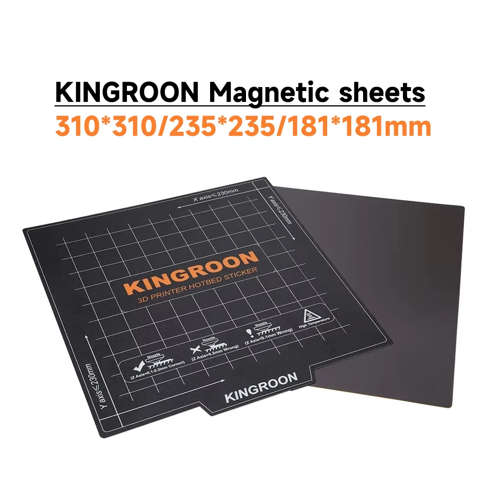 Build Plate Magnetic Heatbed 181 235 310 mm 3D Printer Hot Bed Sheet A+B Soft Magnet Build Plate For KP3S KP5L Ender 3