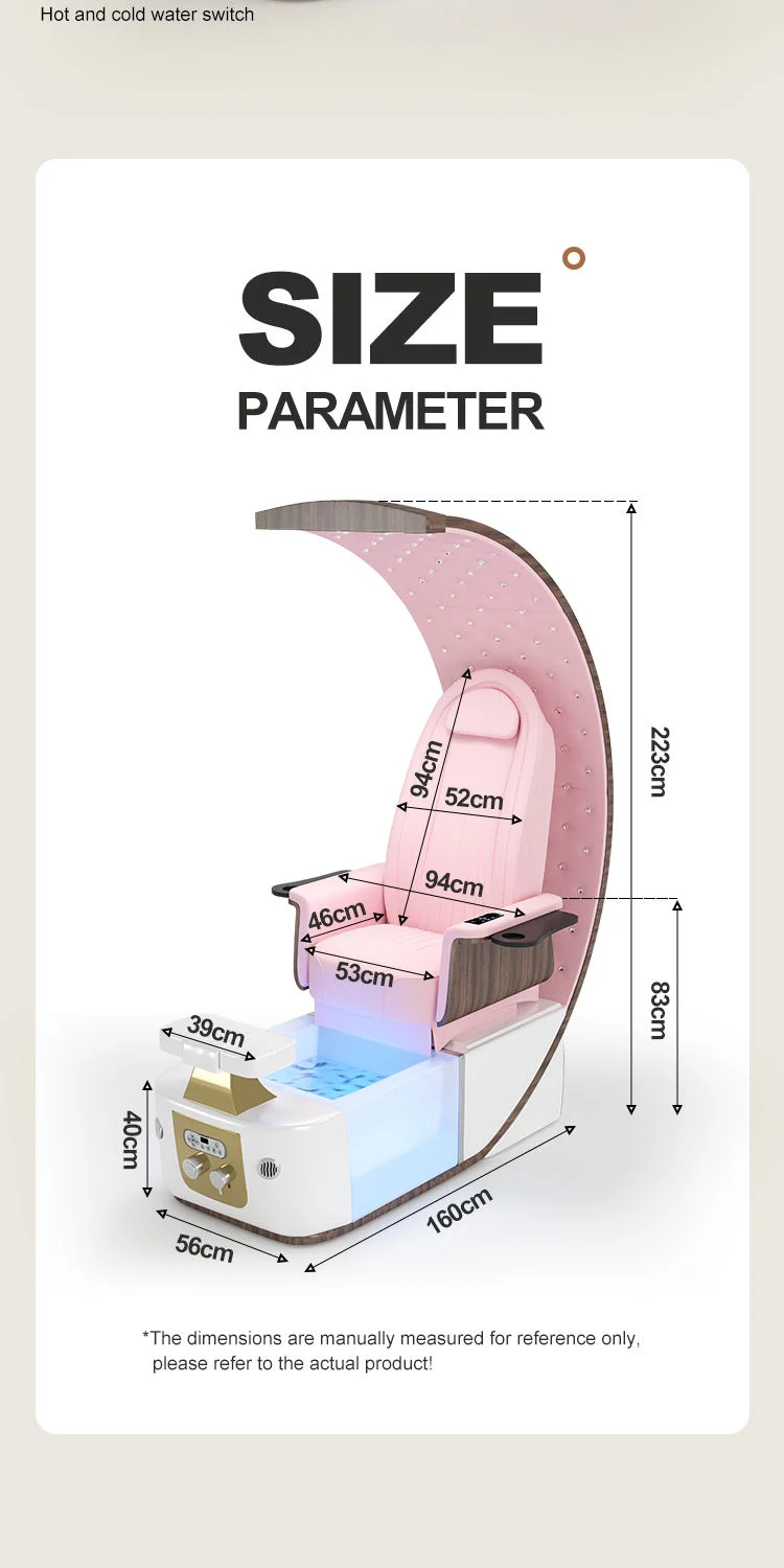 Chaise de pédicure de Spa moderne meubles de Salon de manucure chaises de pédicure Tables de manucure de luxe et chaises de pédicure