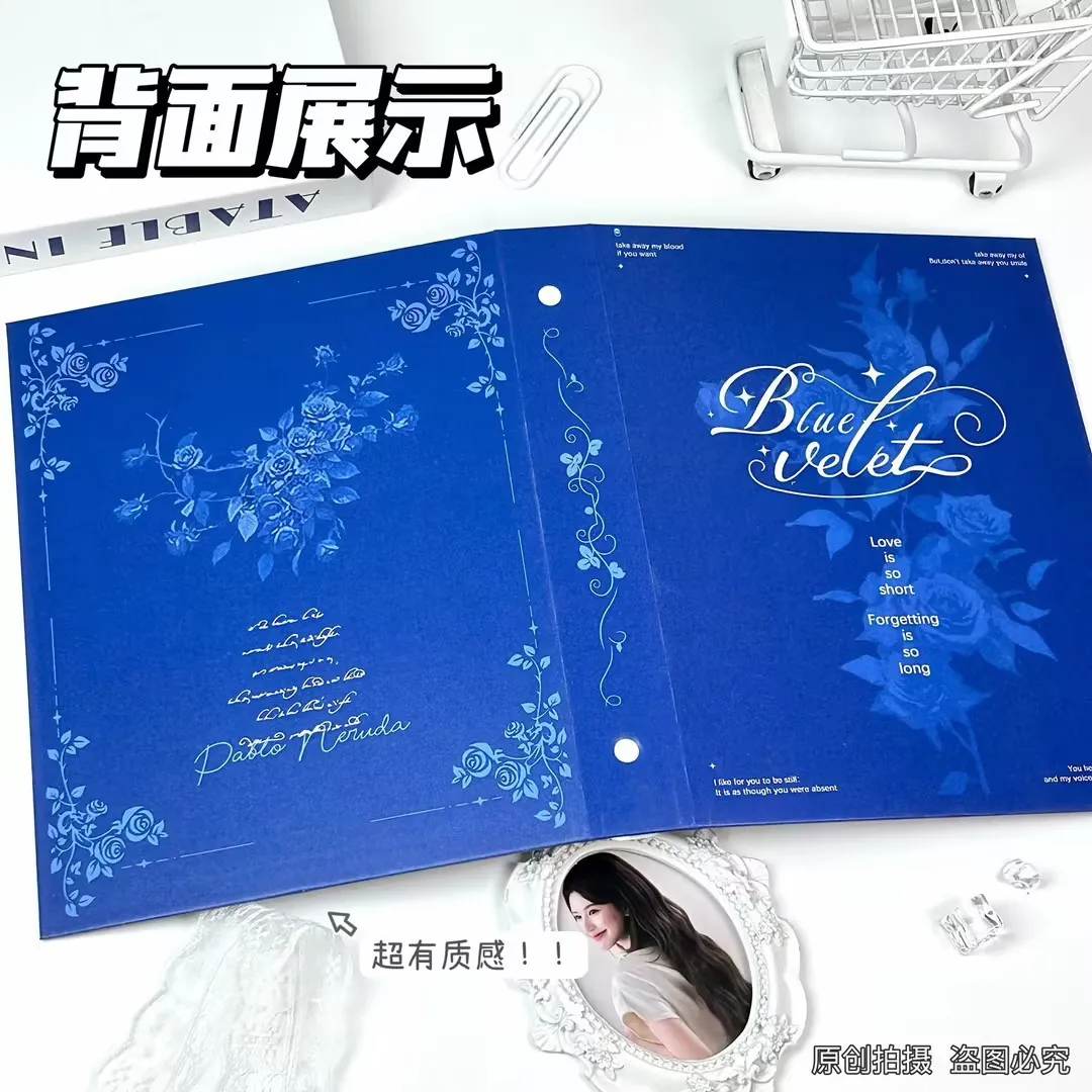 IFFVGX A5 Binder Photocard Holder Kpop Idol Photo Album Kawaii Photocards Collect Book Album for Photographs 포토카드 포장용품