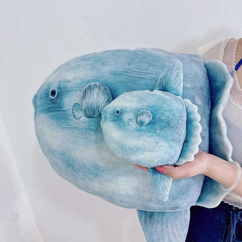 

Cute Fat Shark Plush Pillow Gift Leg Pillow Home Leisure Pillow Blue Fake Shark Plush Toy For Home Decor Trendy Fashion Plush