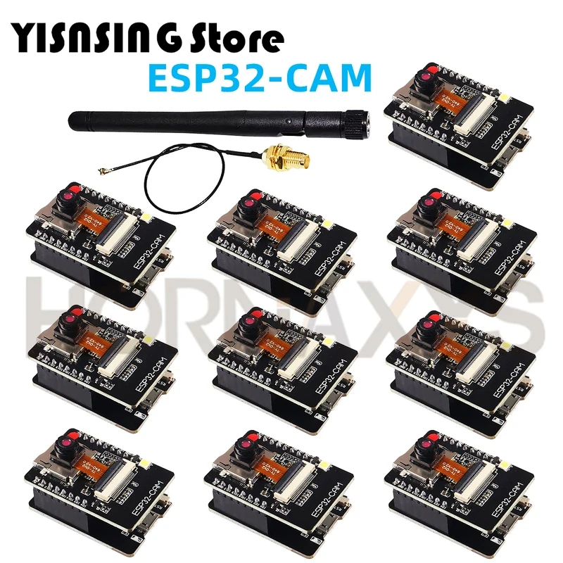 1-10PCS/ESP32-CAM ESP32-CAM-MB MICRO USB  Serial to WiFi ESP32 CAM Development Board CH340 CH340G 5V Bluetooth OV2640 Camera New