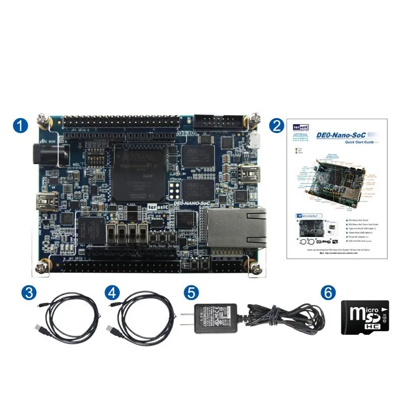 Imagem -02 - para De0-nano-soc Cyclone v se Kit Atlas-soc Kit Placa de Desenvolvimento