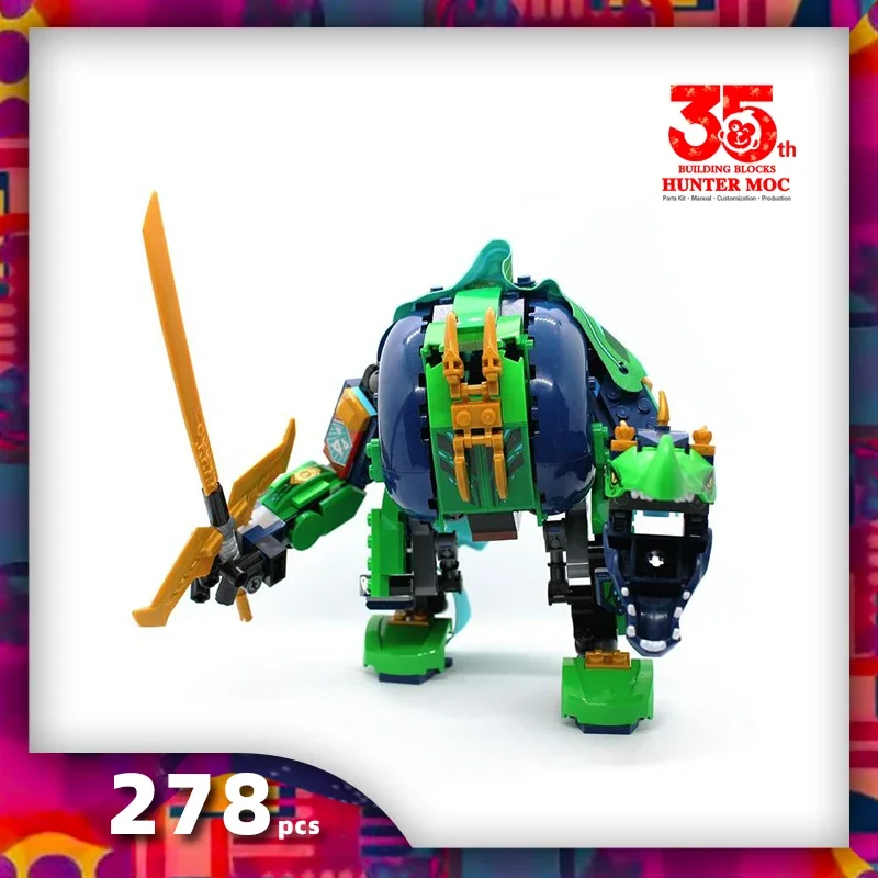 

HtMoc подарок ниндзя новый истребитель мех супер броня робот фигурки строительные блоки комплект кирпичи классическая модель фильма детские игрушки