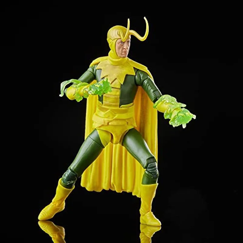 Marvel Legends Series Mcu Disney Plus Classic Loki Marvel Anime Action Figure, Includes Baf Part Collection Model Toy For Kids