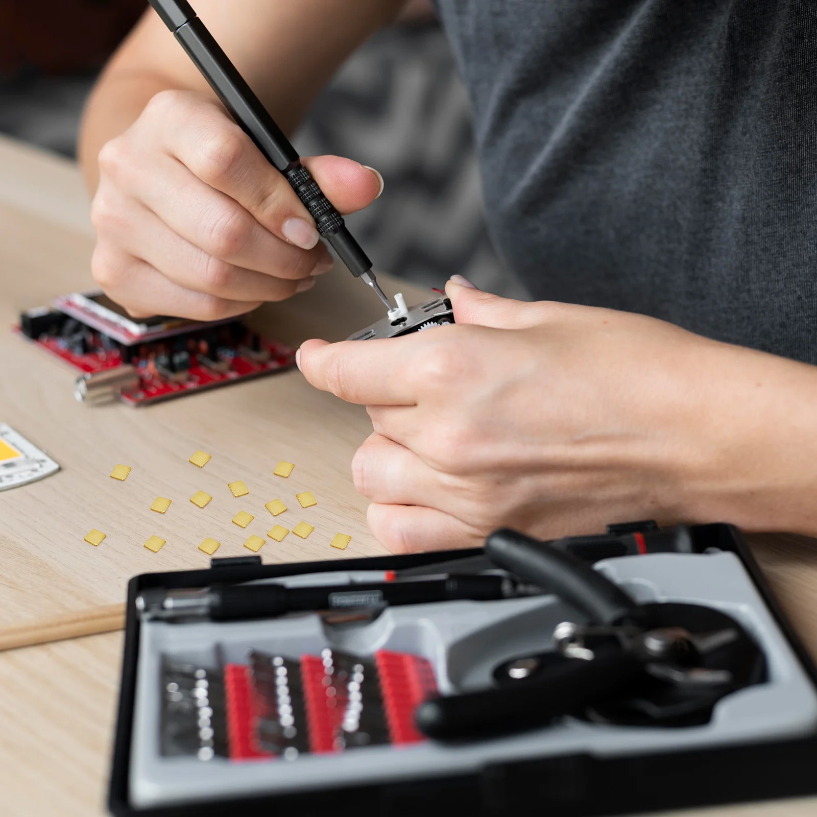 Gold-plated Contacts Jewelry Making Soldering Tab Tools Accessory Chip Copper Welding Chips Bracelets Kit