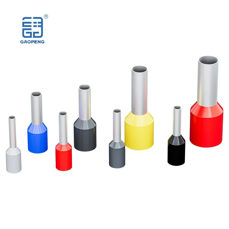 Kit di strumenti per crimpare ghiera 1200PCS Connettori per cavi AWG23-7 Terminali per cavi con estremità tubolare in rame Kit crimpatrice a cricchetto a dente di sega