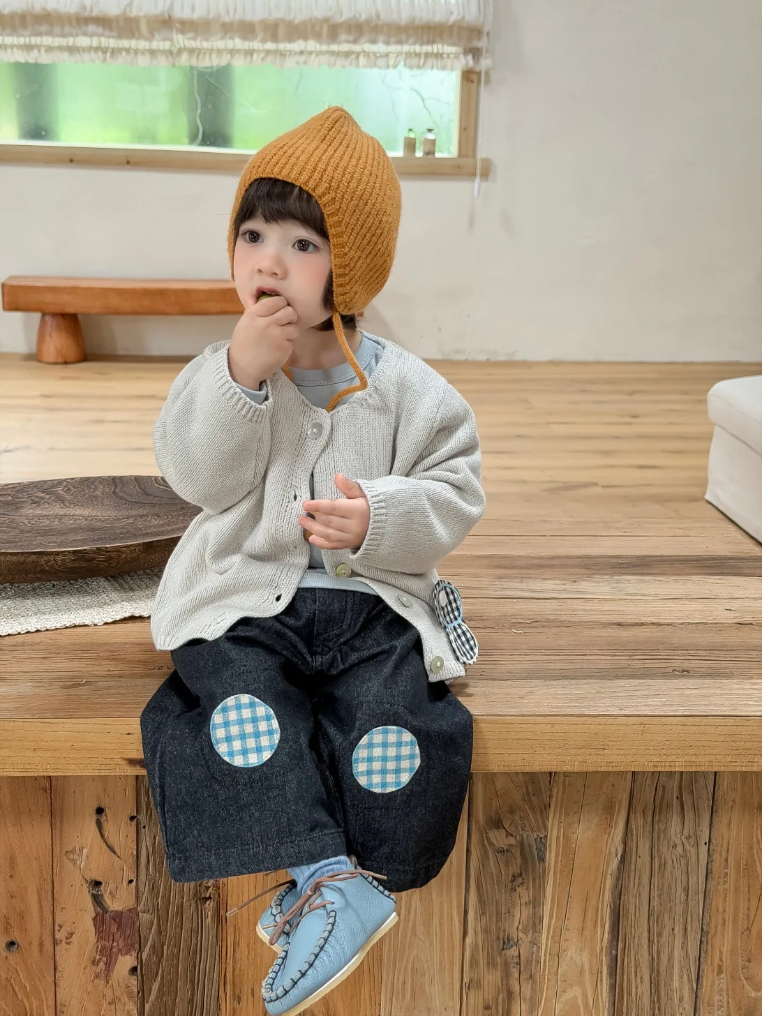 2026 Autumn New Baby Long Sleeve Knitted Cardigan Boys Casual Sweater Coat Cotton Infant Toddler Clothes