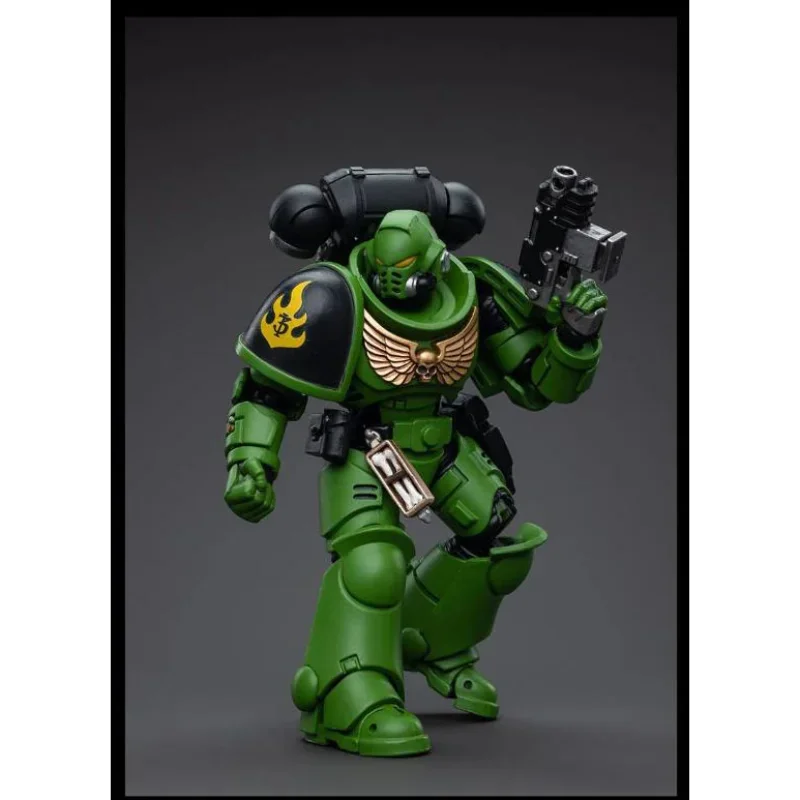 In Stock JOYTOY WARHAMMER Salamanders Assault Intercessors Sergeant Krajax Tsek\'gan Brother Haecule Tol\'vak Robot Action Model