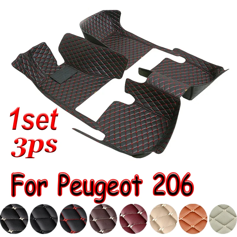 

Пользовательские 3D Автомобильные Коврики для Peugeot 206 2004-2008 207 207 CC 301 2012-2019 607 2004-2006, аксессуары для интерьера