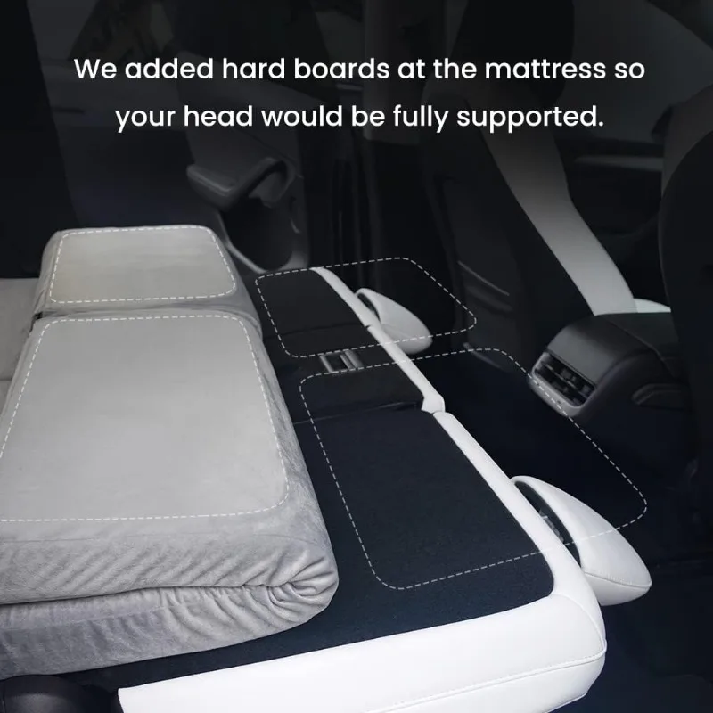 Havnby Camping Mattress for Tesla Model Y/X CertiPUR Memory Foam Mattress, Storage Bag & Sheet Provided, Portable