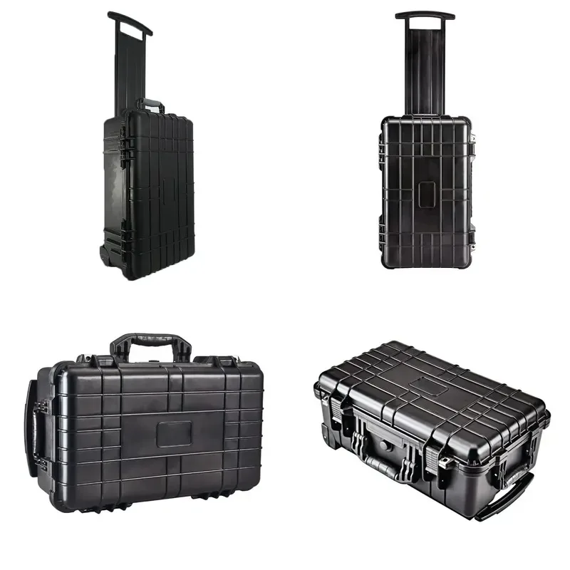 GD5015 Large Hard Plastic Carry Case with Custom Foam Weatherproof Protection Storage Toolbox on Wheels