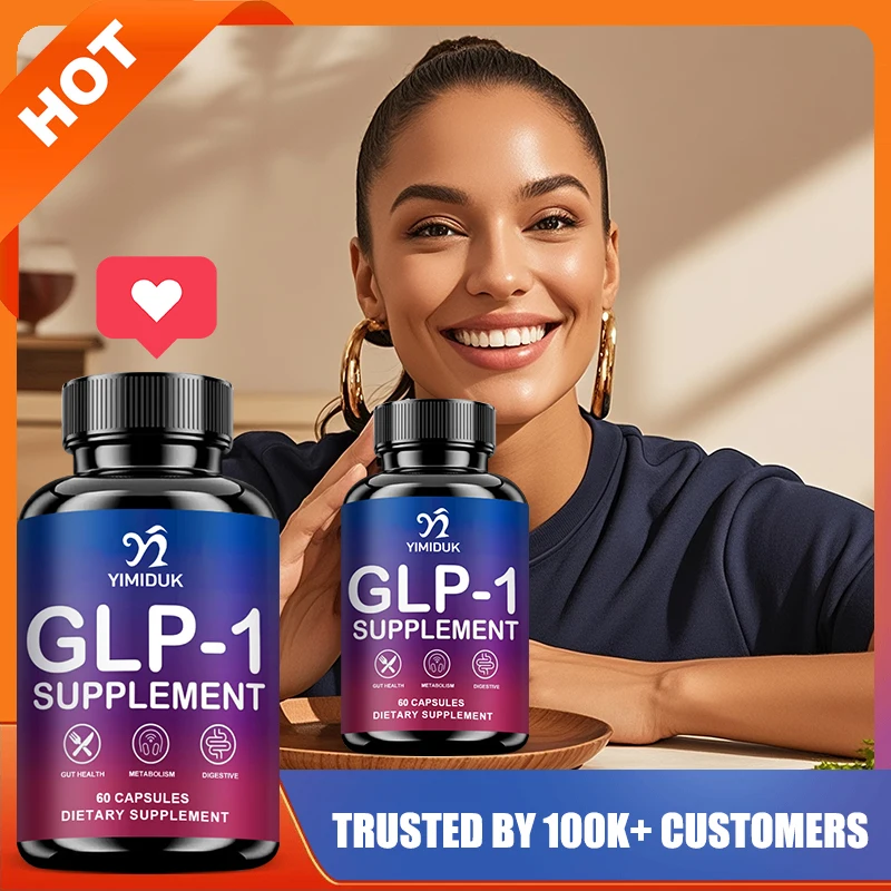 

Yimiduk GLP-1 Capsules, with Synbiotics, L-Methylfolate, for Energy, Gut Health, Metabolism, Natural Formula