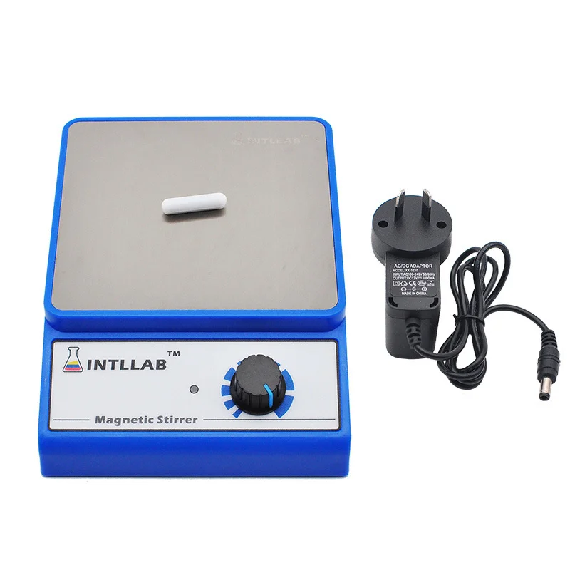 New Magnetic Stirrer Stainless Steel Magnetic Mixer with stir bar Speed Adjustable 3000 rpm Max Stirring Capacity 3000ml