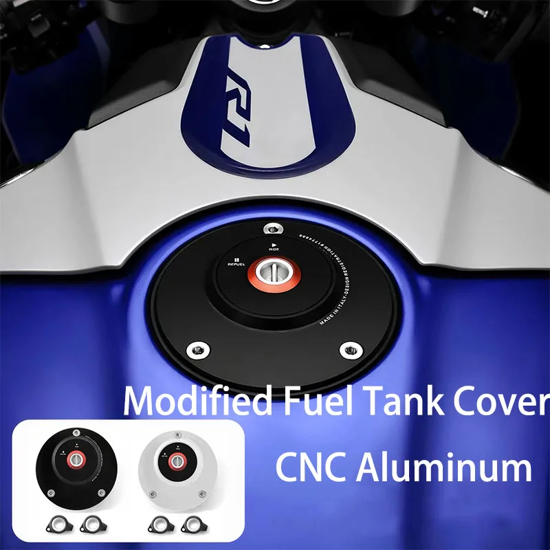 

For Yamaha YZF R1 R3 R6 R15 R25 modified CNC anti-theft quick disassembly fuel tank lid rizoma model